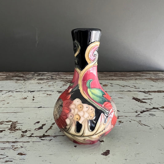 Vintage Petite Embossed Porcelain Vase by Old Tupton Ware