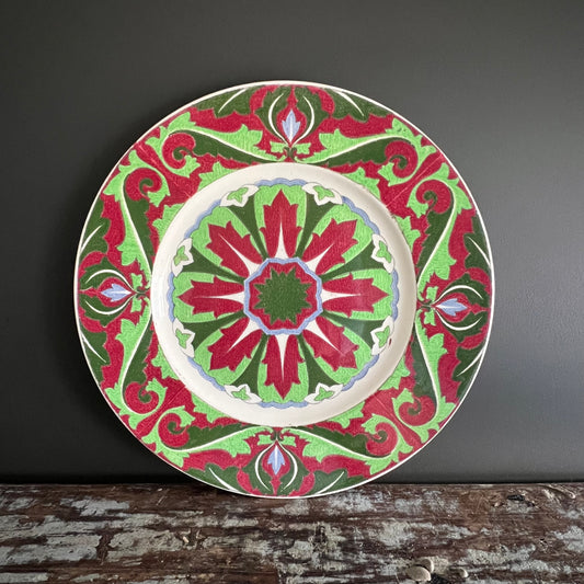 Vintage Porcelain Pattern Cabinet Plate by Royal Doulton c1930s