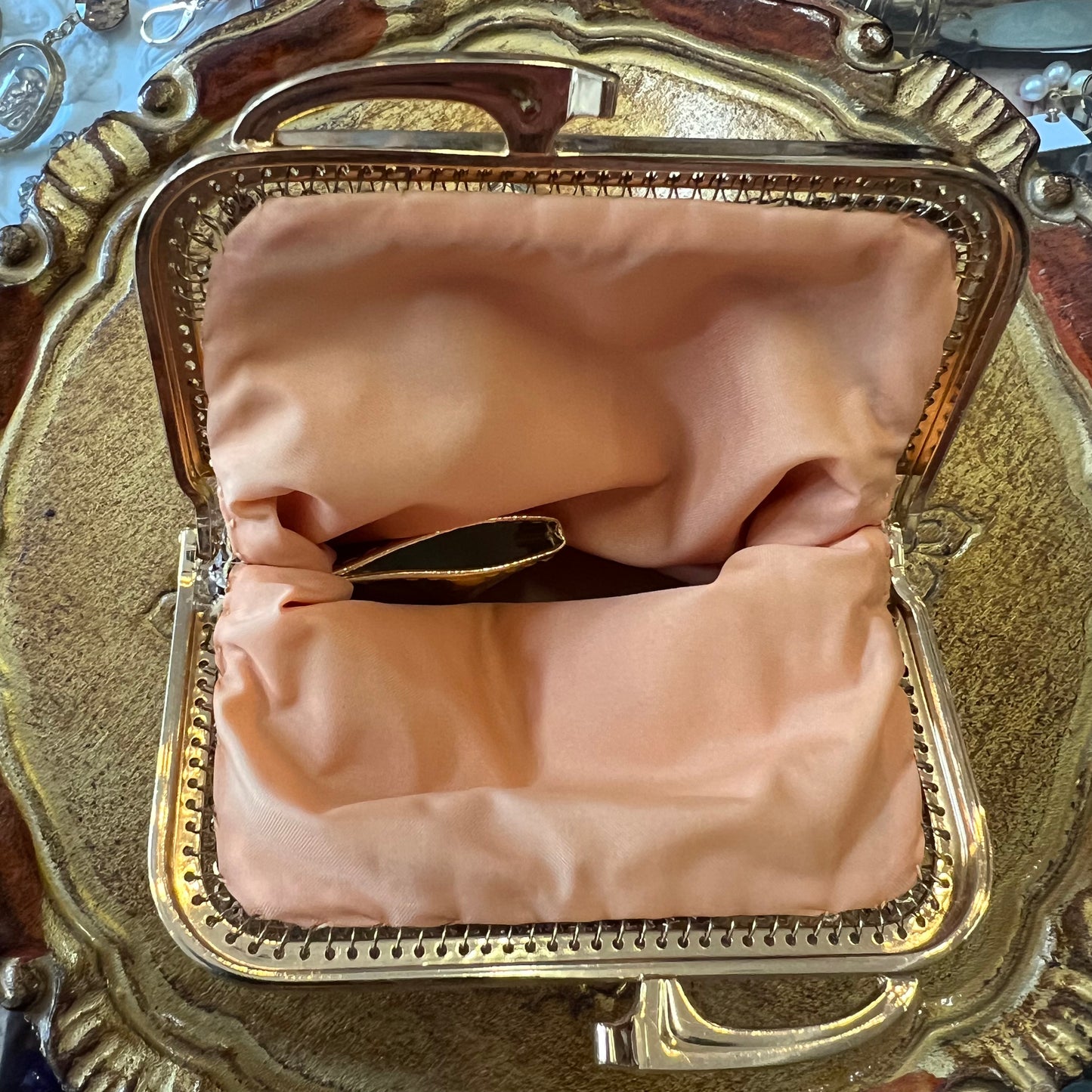 Vintage Gold Glomesh Purse in Original Box