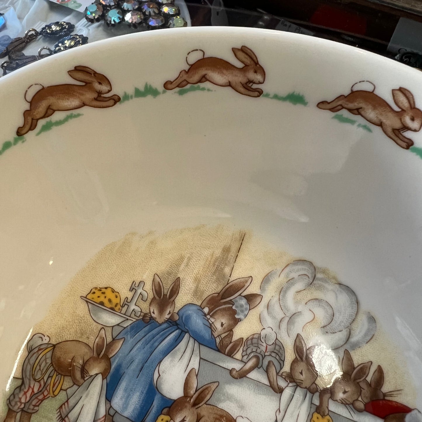 Vintage Bunnykins Bowl Royal Doulton England