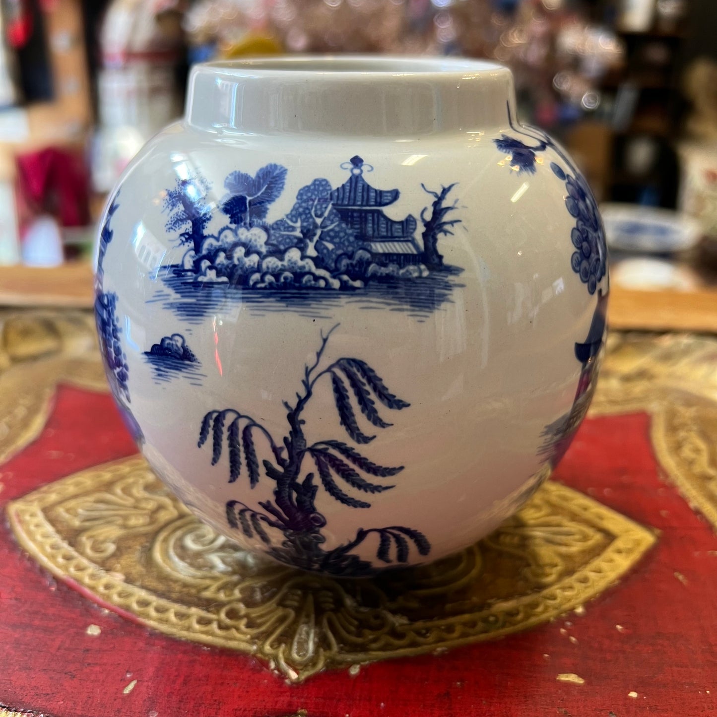 Vintage Royal Cauldron Willow Pattern Ginger Jar – Viva Vintage