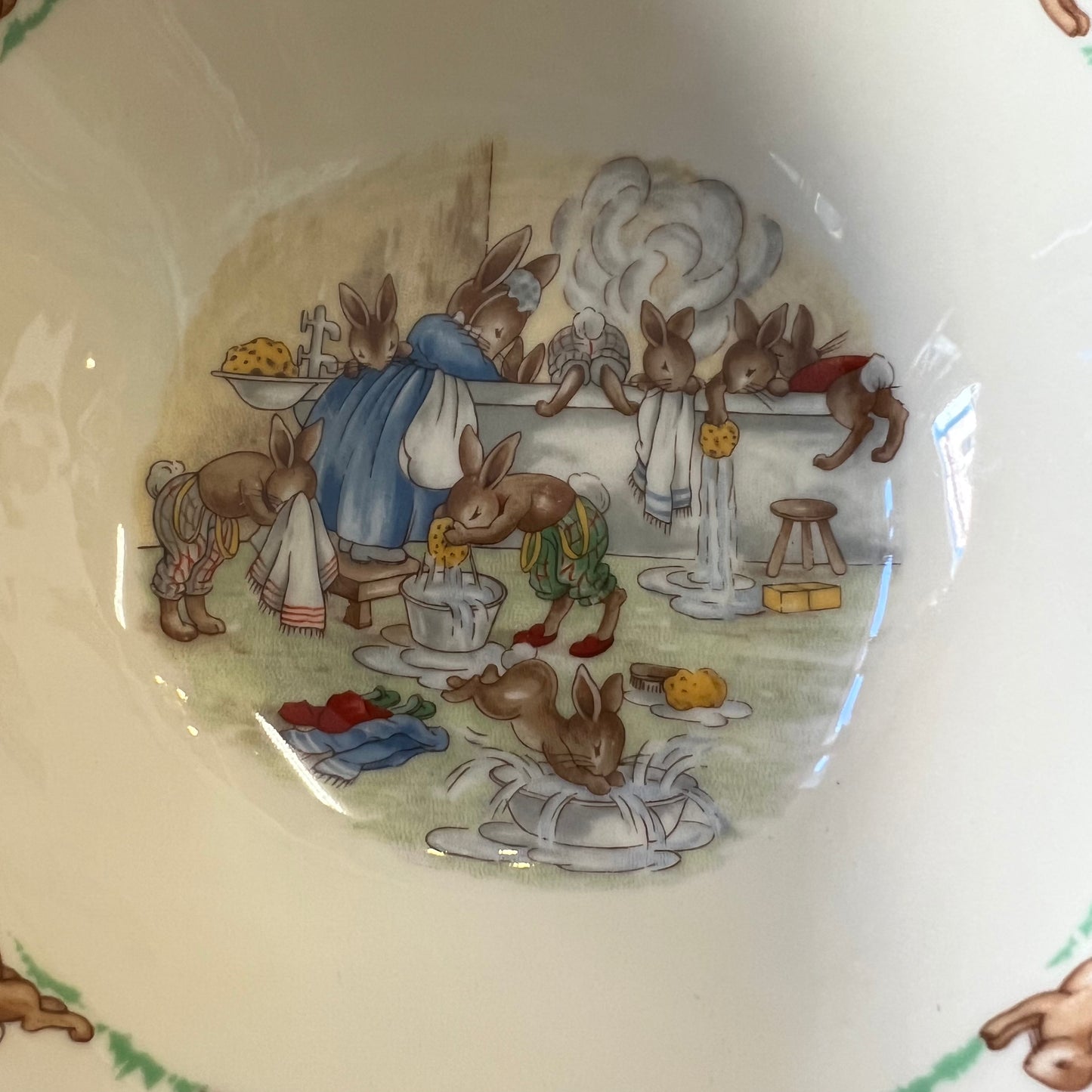 Vintage Bunnykins Bowl Royal Doulton England